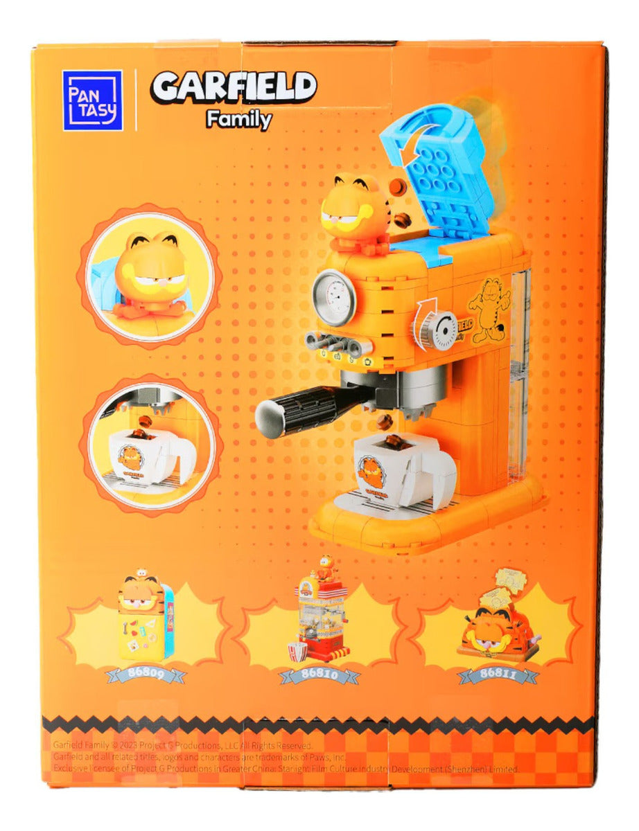 Juego Construcción Pantasy Garfield Machines Cafetera