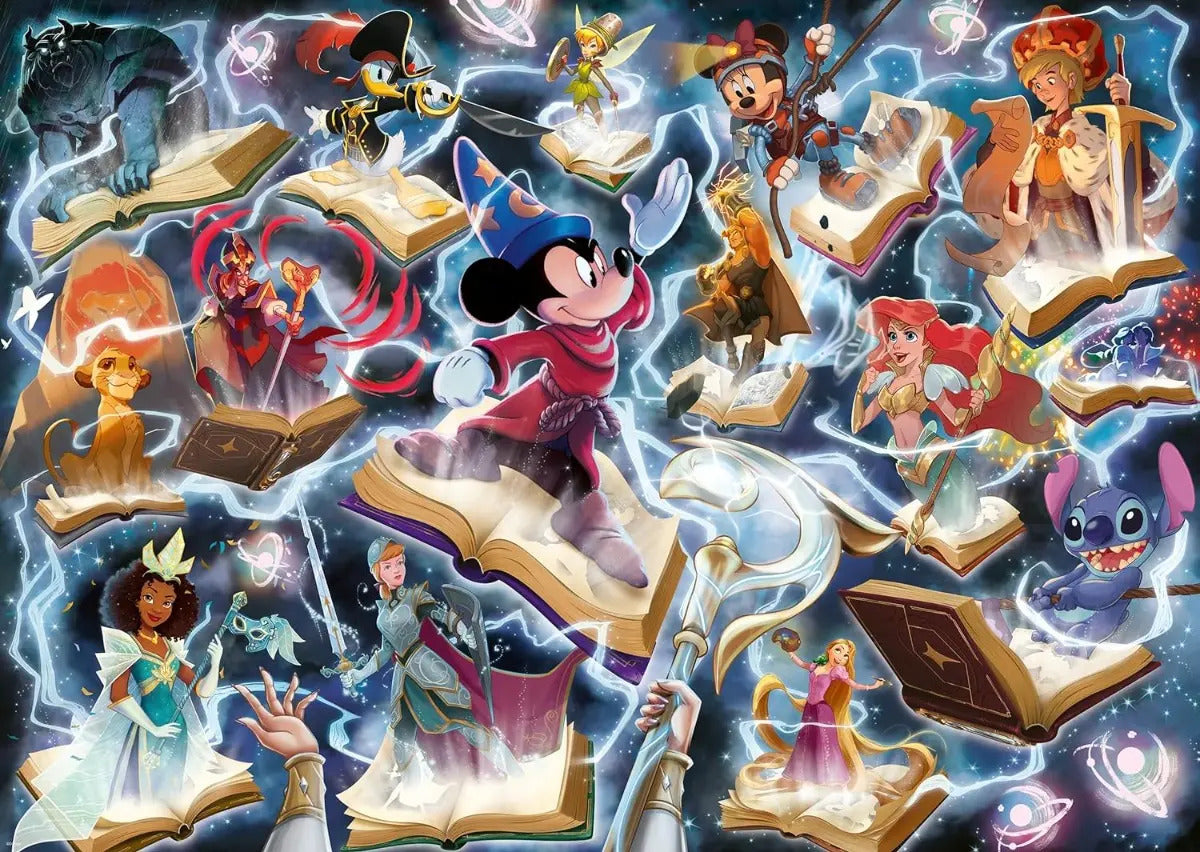 Disney Lorcana Puzzle Glimmers Of The Realm Steel 1000p
