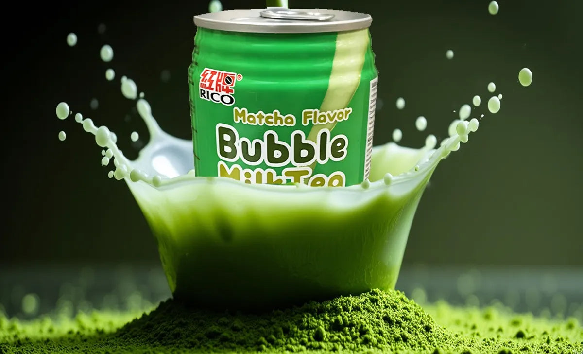 Bubble Milk Tea Té Matcha Con Tapioca Rico Tung Shaing Foods