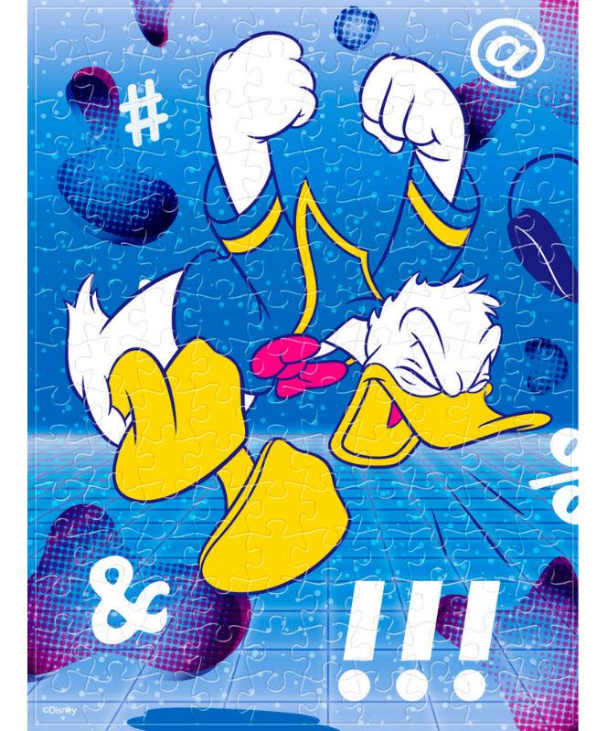 Rompecabezas Disney Pato Donald 150 Piezas Miniatura Con Caballete Plástico Resistente No Necesita Pegamento