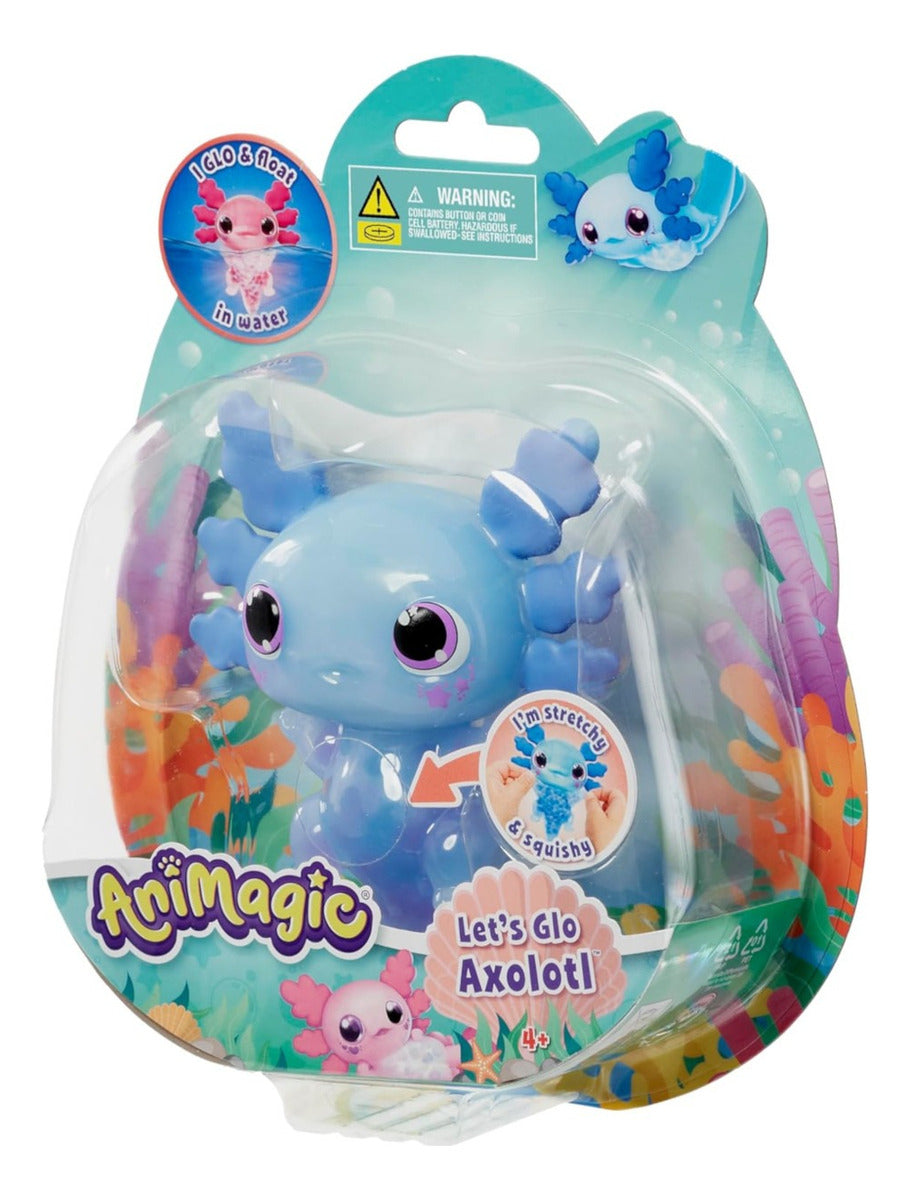 Goliath Animagic Let's Glo Axolotl Azul