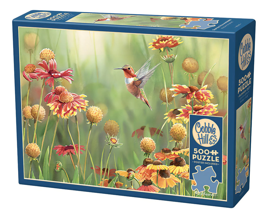 Rompecabezas Colibri En Verano 500 Pz Cobble Hill Naturaleza