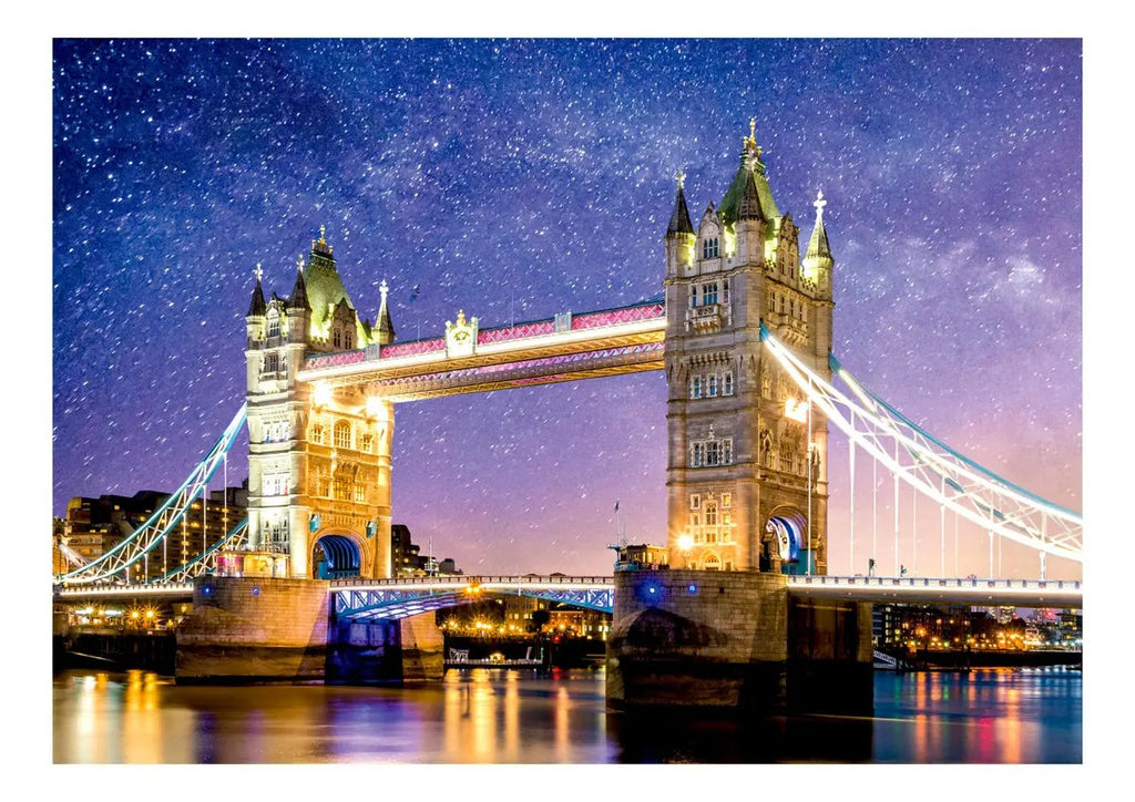 Rompecabezas Puzzle Educa 1000 Piezas Tower Bridge Neón
