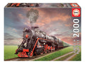 Rompecabezas 2000 Piezas Locomotora Vapor Educa Borras Cartón Paisaje