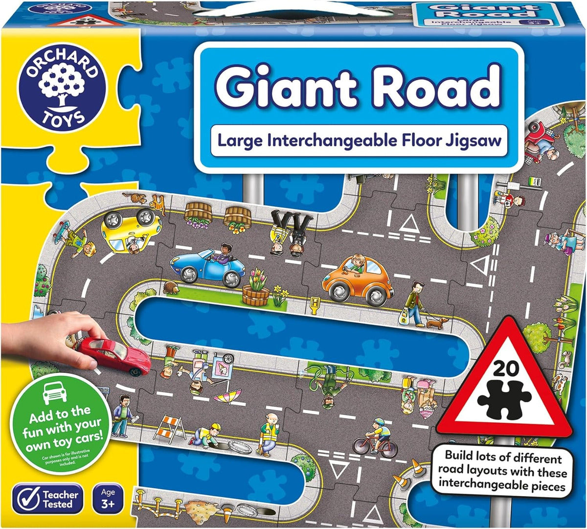 Rompecabezas Carretera Gigante Giant Road Orchard Toys 20 Pz