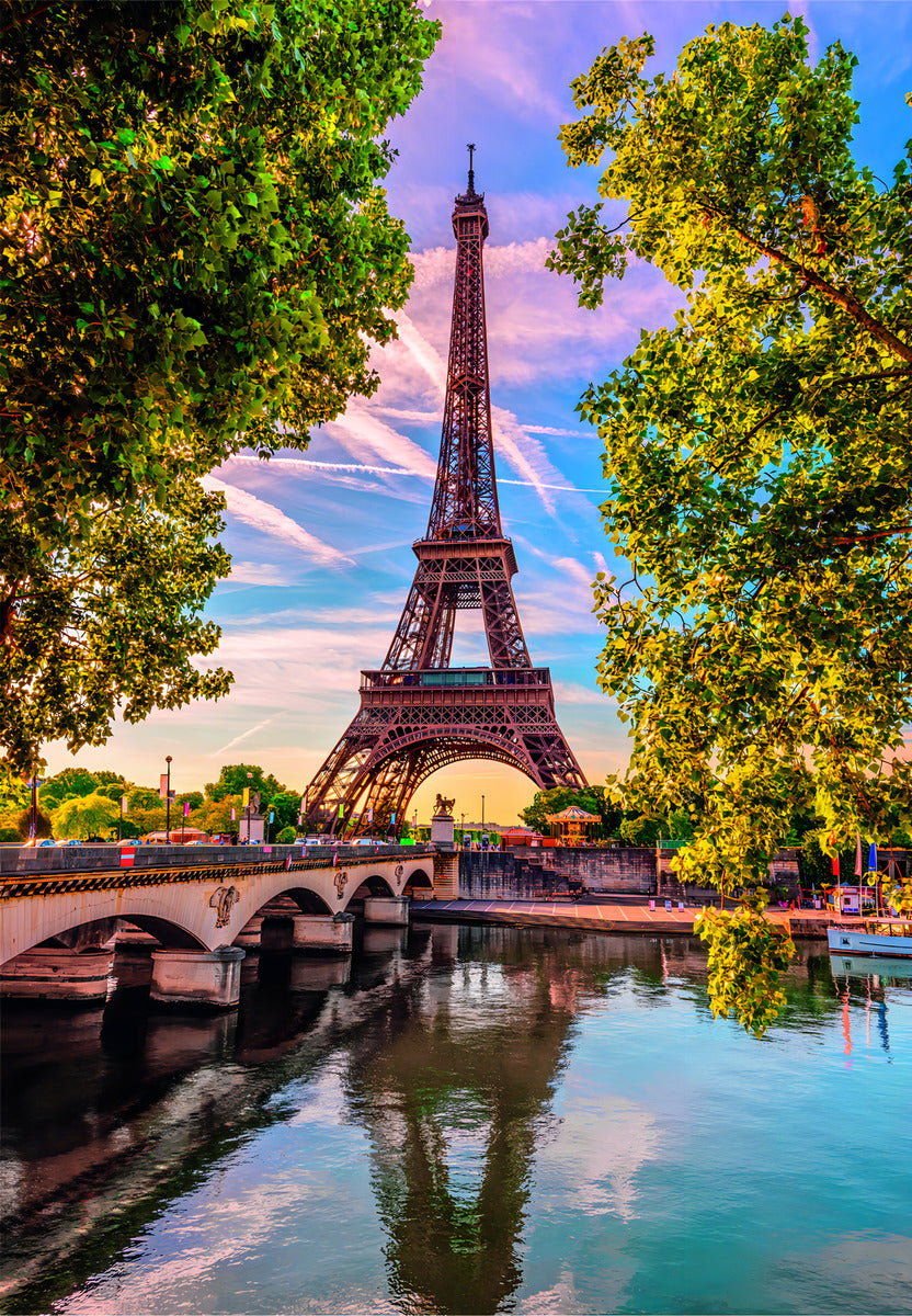 Rompecabezas Torre Eiffel En Paris 500 Pz Clementoni Francia