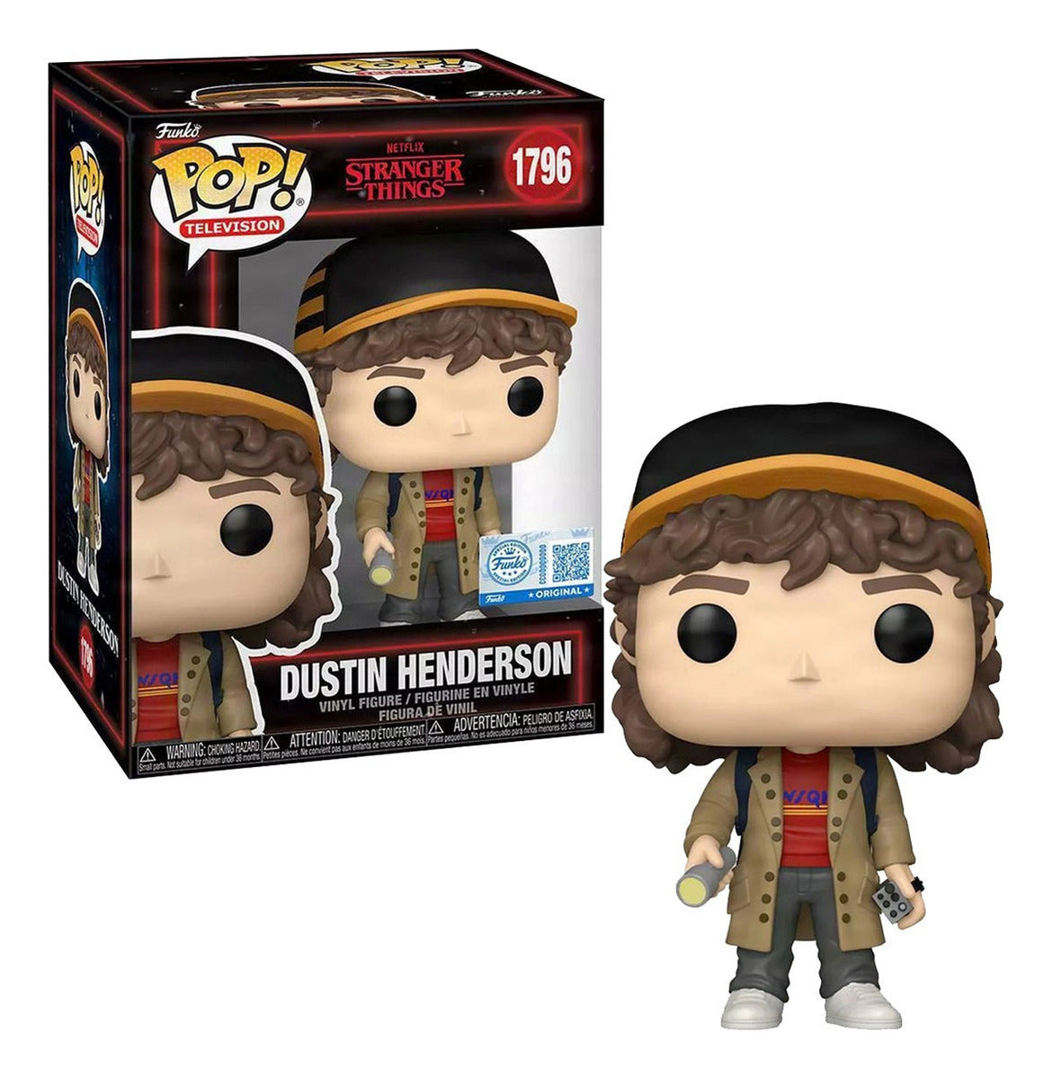 Funko Pop Tv: Stranger Things 5 - Dustin Henderson Exclusivo