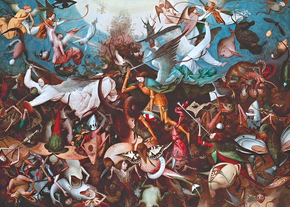 Caida Angeles Rebeldes Bruegel Rompecabezas 1000p Clementoni