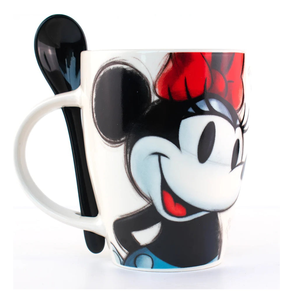 Mickey Mouse Minnie Tarros Cerámica Fun Kids Disney Cuchara