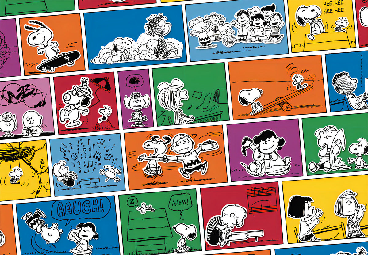 Rompecabezas Snoopy Tiras Comicas 1000 Pz Clementoni Italia