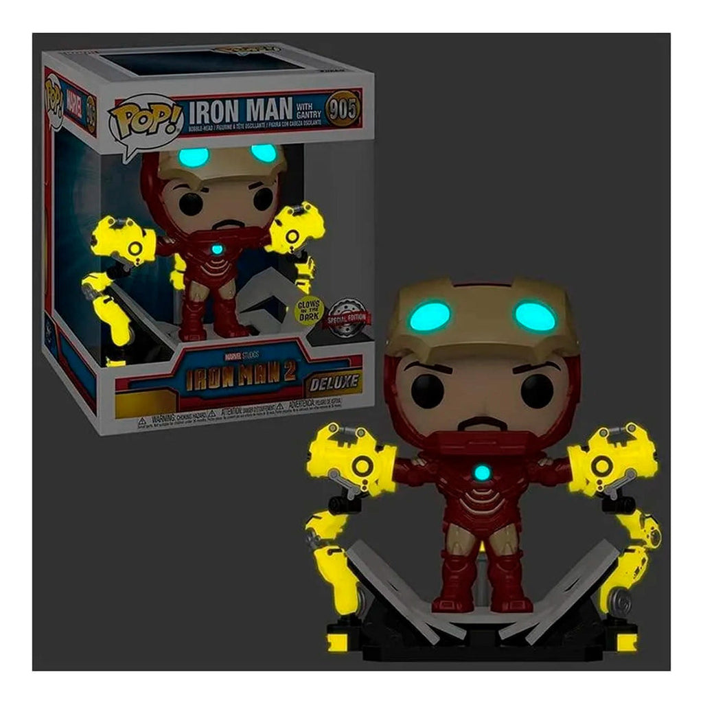 Funko Pop Iron Man Mark Iv With Gantry 905 Glow