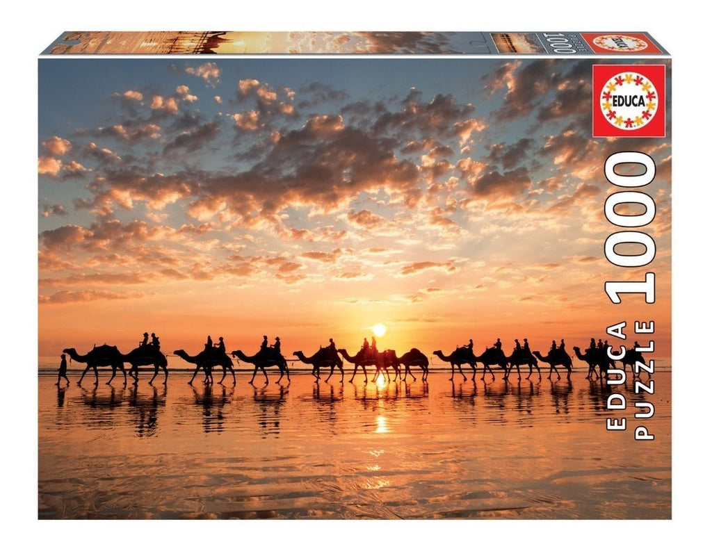 Rompecabezas 1000 Pzas Educa Borras Atardecer Cable Beach Cartón
