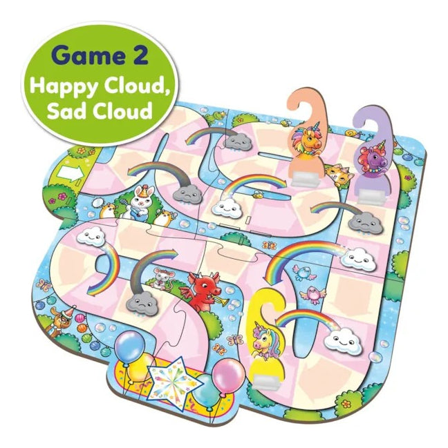 Juego De Mesa 3 En 1 Unicorn Fun! Orchard Toys
