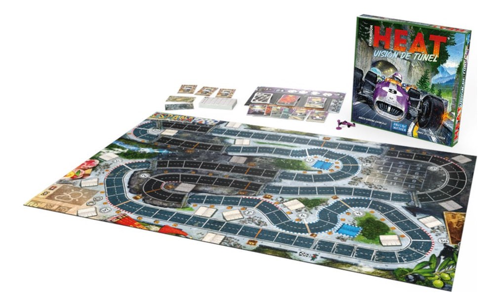 Juego De Mesa Heat Visión De Túnel Expansión Carreras Asmode