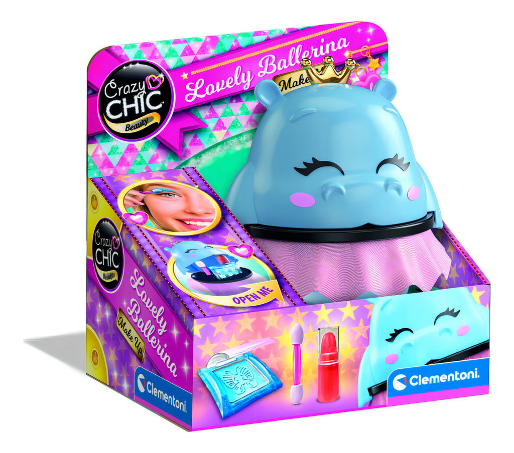 Maquillaje Infantil Bailarina Set Lip Crazy Chic Clementoni