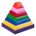 Edu-034 Piracolor Pirámide Apilable Niños 7 Piezas Eduplas