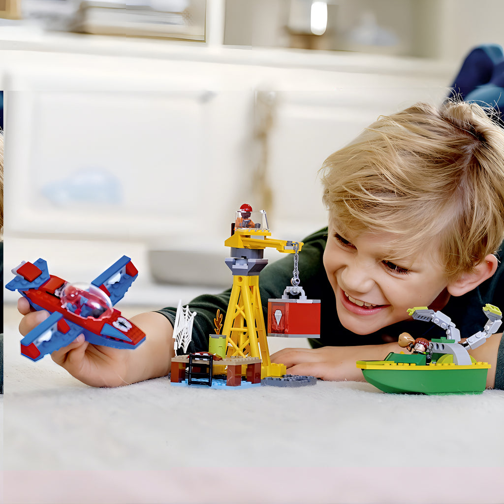 Lego Spiderman Super Héroe Marvel Docock Diamond Heist 76134