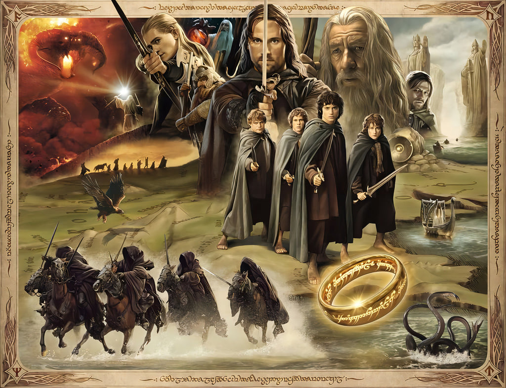 Ravensburger Lord Of The Rings: The Fellowship Of The Ring 2000 Piece Jigsaw Puzzle For Adults - 16927 - Every Piece Is Unique, Softclick Technology Means Pieces Fit Together Perfectly