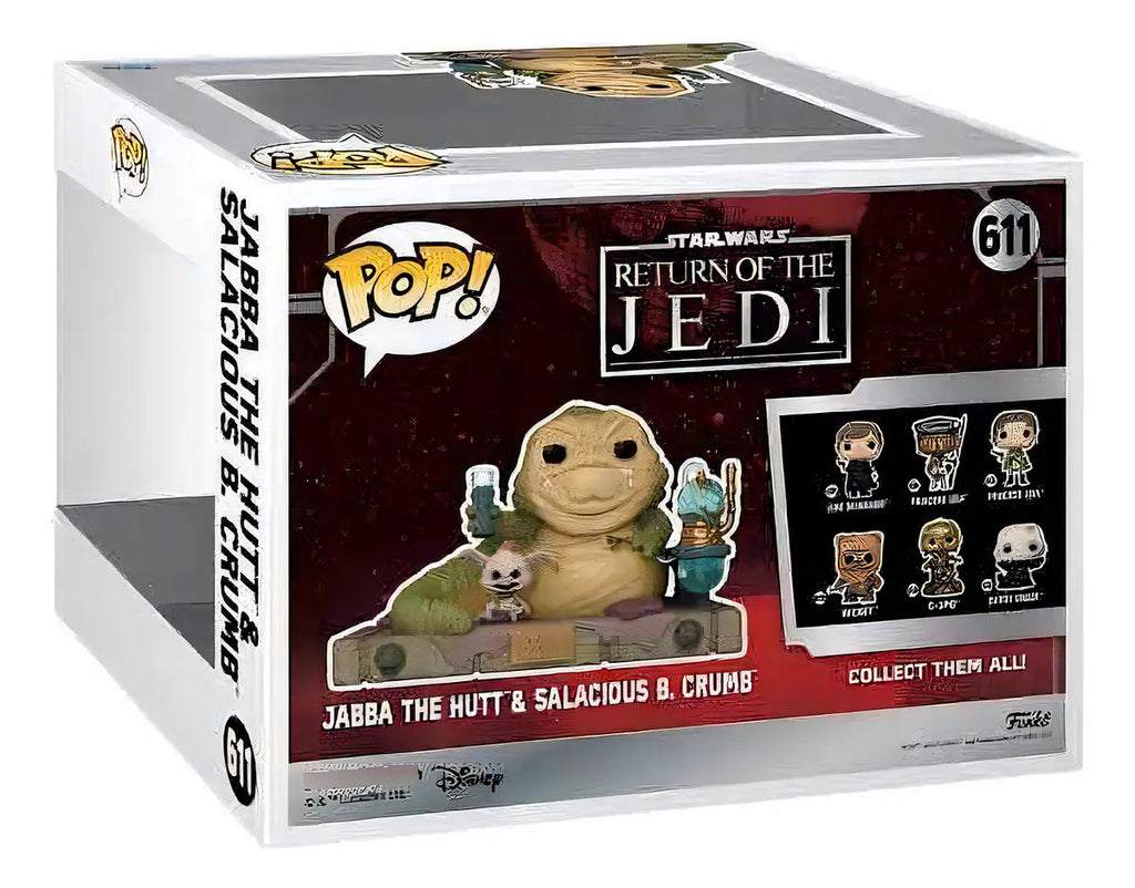 Funko Pop Star Wars Jabba El Hutt Con Salacious 40th Delux