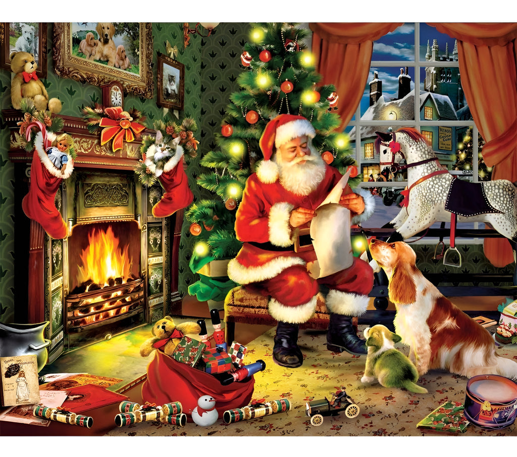 Educar Arte Diamante Casa De Santa Navidad Dm-53