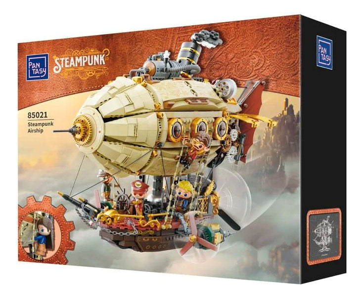 Set De Construcción Pantasy Dirigible Steampunk