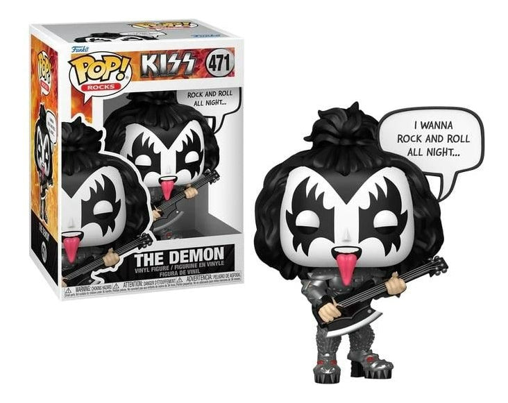 Funko Pop! Kiss The Demon Rock And Roll All Nite Sayings 471