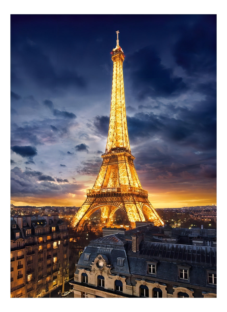 Rompecabezas Clementoni High Quality Collection Tour Eiffel 39514 De 1000 Piezas