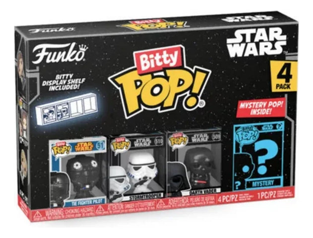 Pack X4 Funko Bitty Pop! Star Wars - Darth Vader