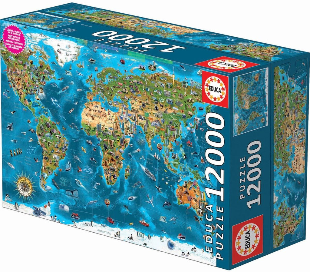 19057 Maravillas Del Mundo Rompecabezas 12000 Piezas Educa
