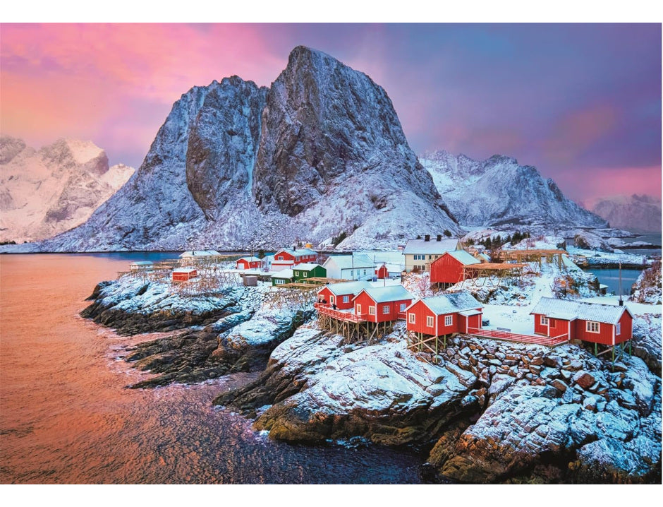 Rompecabezas Clementoni Villa Hamnoy Lofoten Compact 500 Pzs