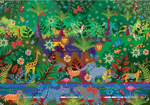 Puzzle Rompecabeza 500 Piezas Jungla Educa