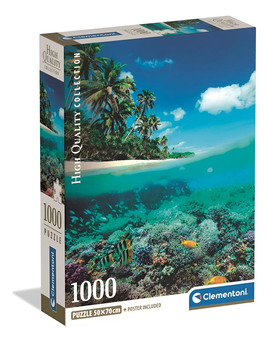 Rompecabezas Paraíso De Verano Compact Clementoni 1000 Pzs