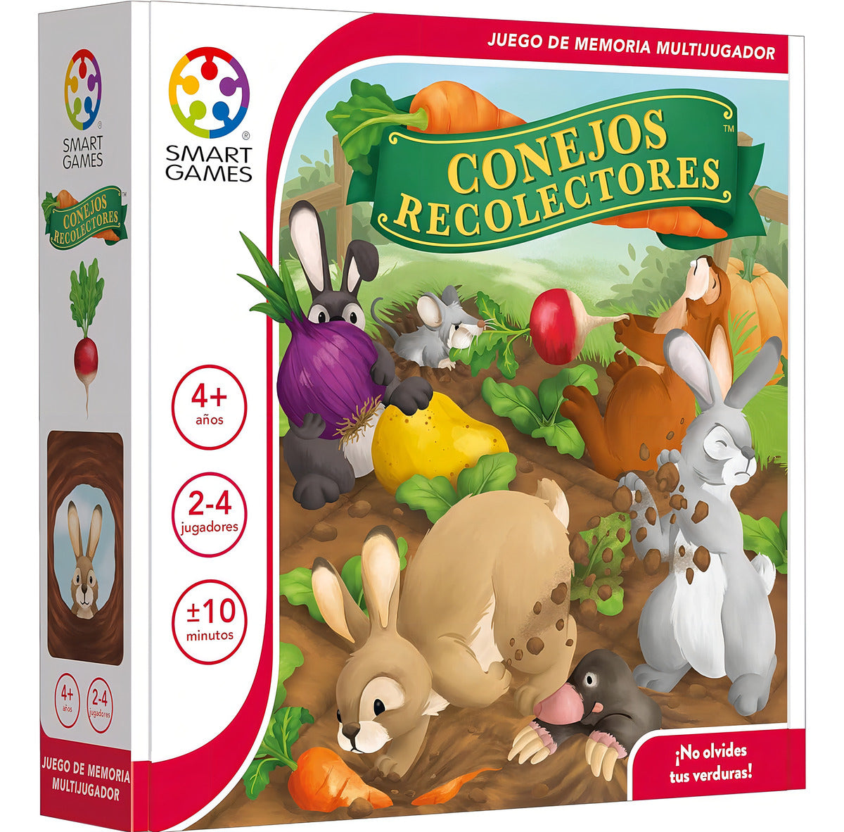 Smart Games Conejos Recolectores Juego De Lógica 4 Personas