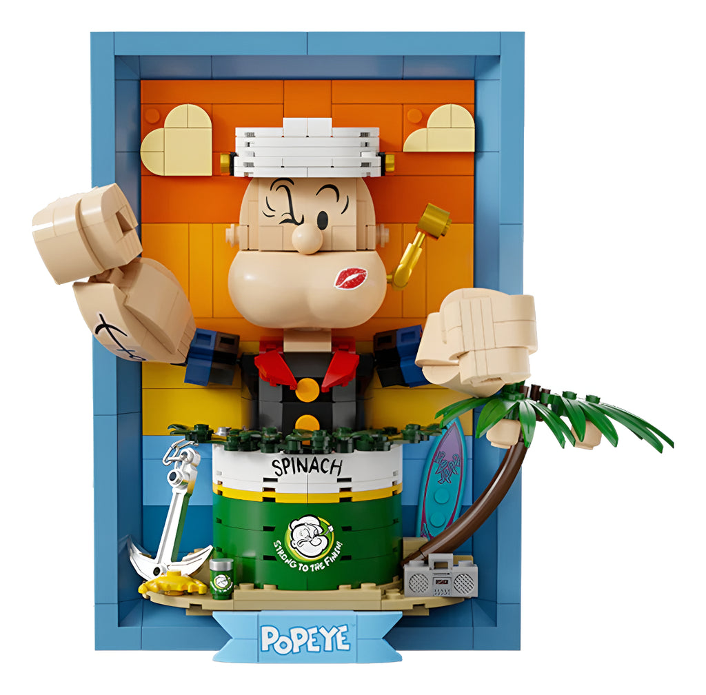 Pantasy Popeye 3d Art - Juego De Bloques De Construcción