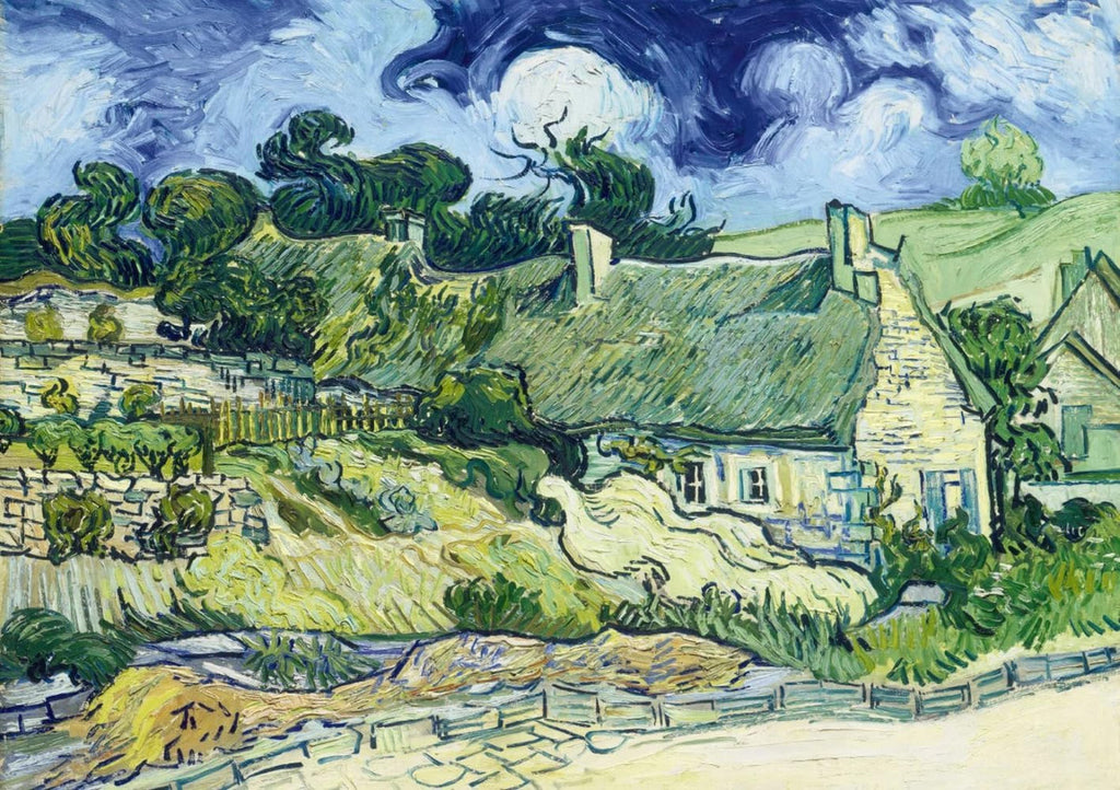 Van Gogh Chozas Cordeville Rompecabezas 1000 Piezas Bluebird