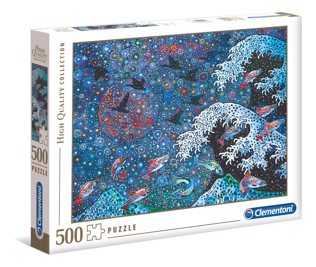 Ola De Kanagawa Pop Arte Rompecabezas 500 Pz Clementoni