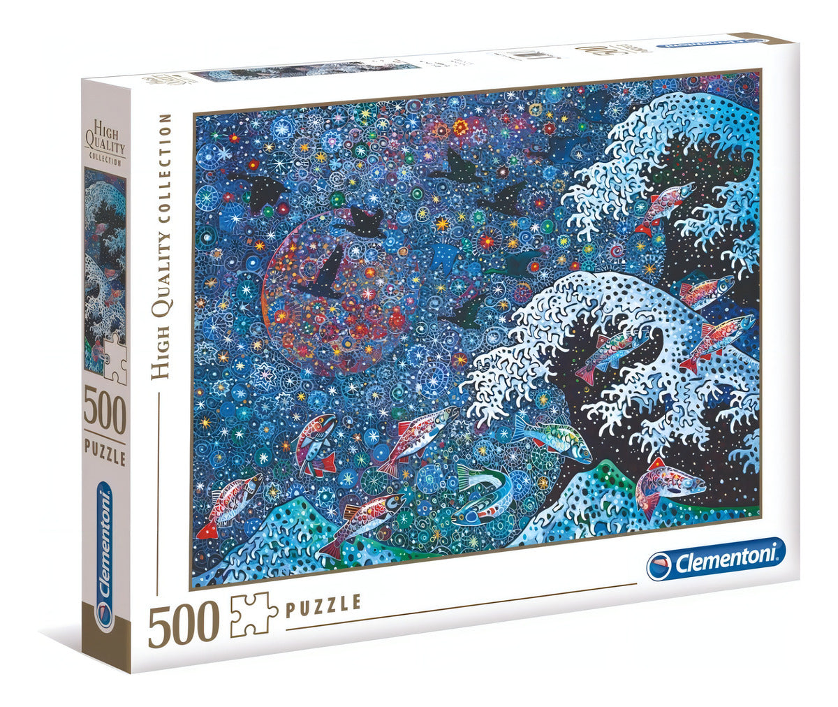 Ola De Kanagawa Pop Arte Rompecabezas 500 Pz Clementoni