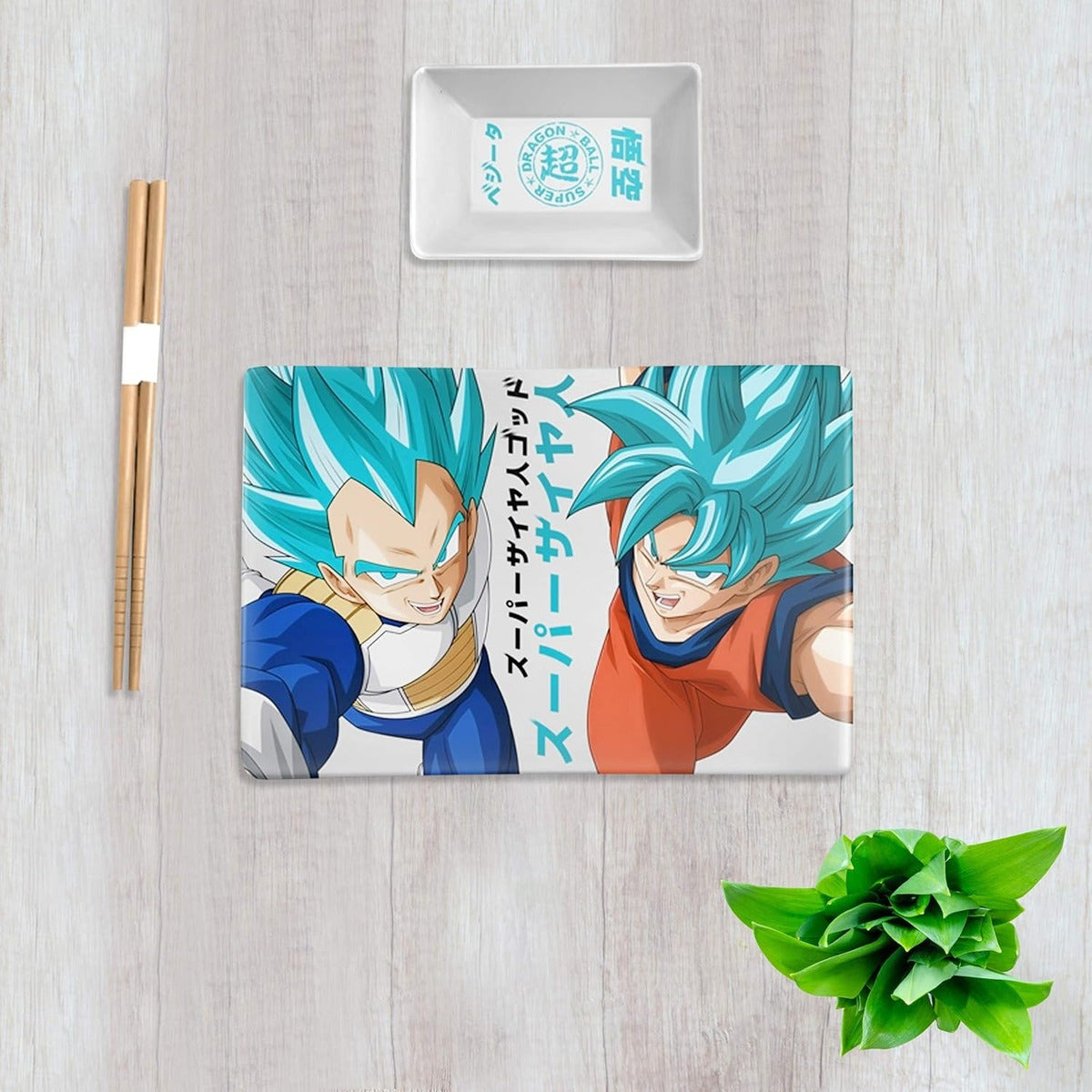 Dragon Ball Super Set Sushi Vegeta Goku Stunned Mind