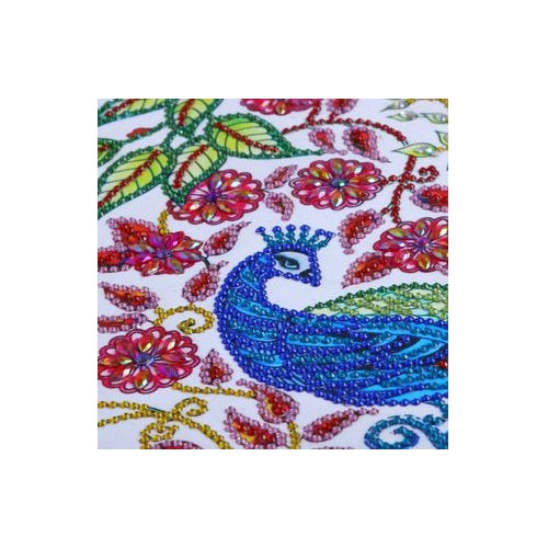 Kit Pintura Arte Diamante Pavo Real 2 Dm-32 Educar