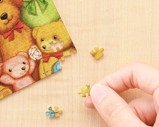Rompecabezas Pintoo Perritos Y Ositos 150 Piezas Miniatura