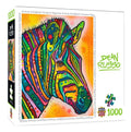 Rompecabezas 1000 Piezas Masterpieces Dean Russo Cebra De Colores