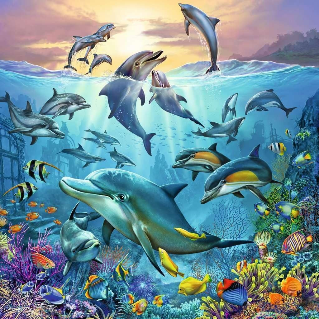 5149 Debajo Del Agua Rompecabezas Ravensburger 3x49 Piezas
