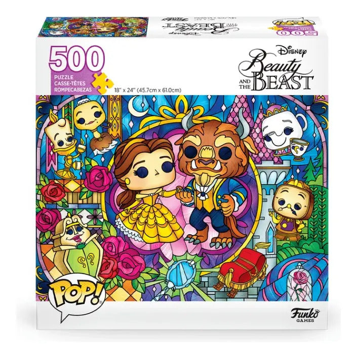 Funko Pop Puzzles La Bella Y La Bestia Rompecabezas 500 Pzas