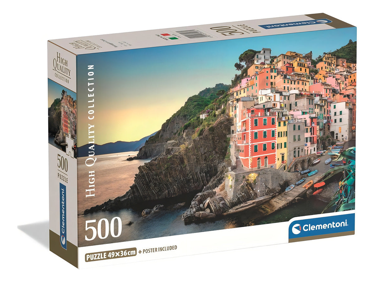 Rompecabezas 500 Piezas Riomaggiore Italia Clementoni
