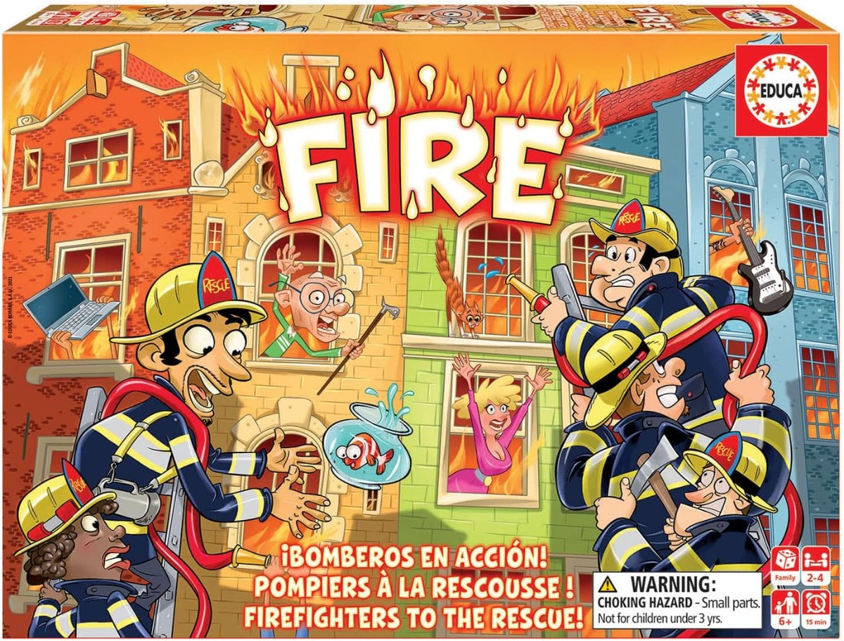 Educa Fire ¡bomberos Al Rescate! Juego De Mesa 18851