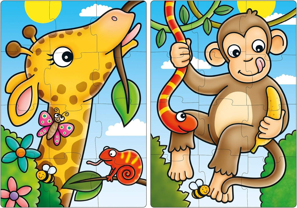 Rompecabezas First Jungle Friends Animales Jungla Orchard