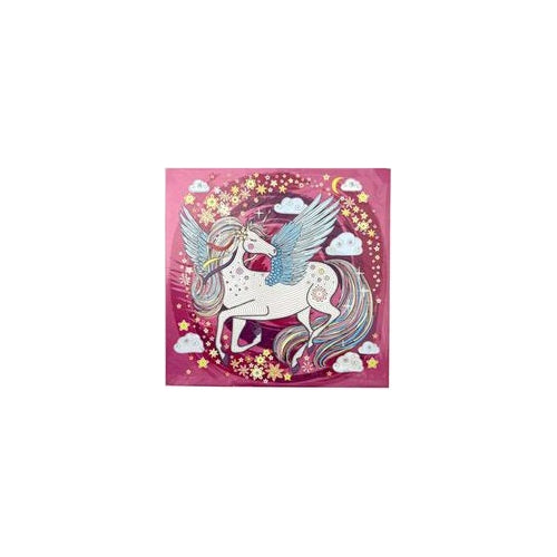 Kit Pintura Arte Diamantes Mágico Unicornio Dm-62 Educar