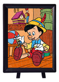 Rompecabezas Disney Pinocho 150 Piezas Miniatura Con Caballete Plástico Resistente No Necesita Pegamento