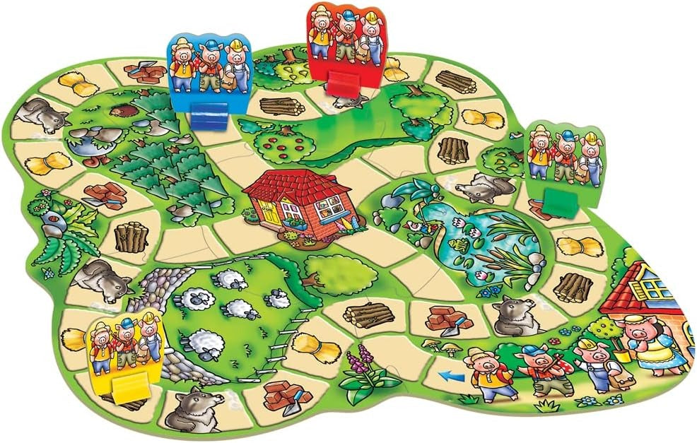 Juego De Mesa Educativo Three Little Pigs Orchard Toys Clásico