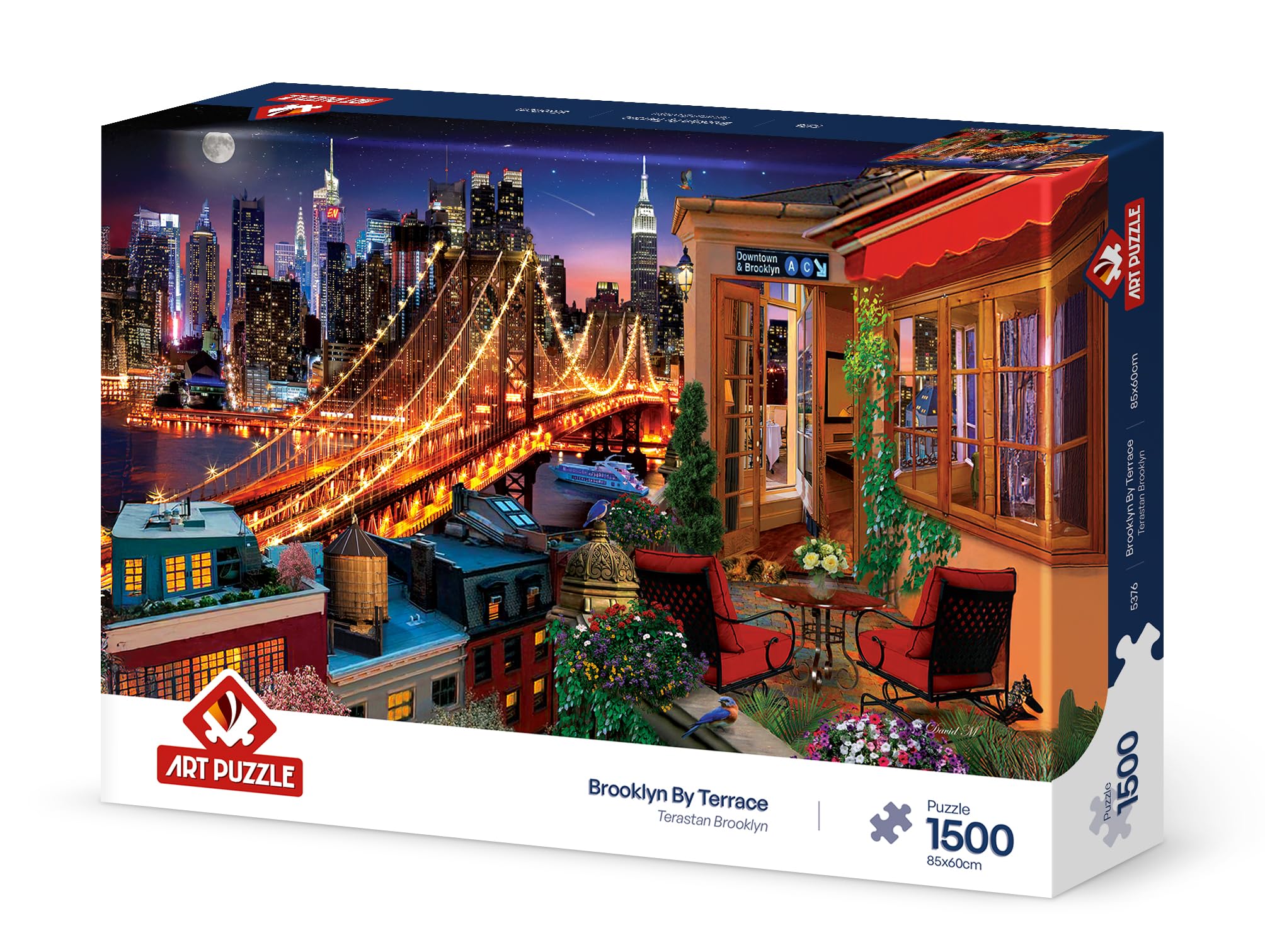 Puzzle de arte - 1500 Parça - Terastan Brooklyn
